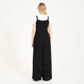 Askılı Büyük Cep Detaylı Kadın Salopet Tulum - 3