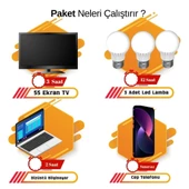 105 Watt Güneş Paneli Tv Aydınlatma Paketi Solar Paket - 2