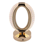 Modern Dekoratif Romantik Süsleme Masa Lambası Ledli Beyaz Sarı Soft Işıldak Şarjlı Masa Gece Lamba thumbnail 5