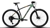 CARRARO BIG 2710 ERKEK DAĞ BİSİKLETİ 440H HD 27,5 JANT 10 VİTES MAT BAMBU YEŞİLİ SİYAH TURUNCU - 1