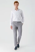 Gri Esnek Yandan Cepli Casual Slim Fit Chino Pantolon 1003240113 thumbnail 4