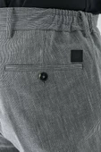 Gri Keten Lastikli Yandan Cepli Casual Slim Fit Jogger Pantolon 1003240103 - 7
