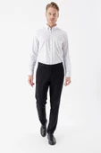 Siyah Pamuklu Yandan Cepli Casual Comfort Fit Chino Pantolon 1003235154 thumbnail 4