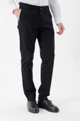 Siyah Pamuklu Yandan Cepli Casual Comfort Fit Chino Pantolon 1003235154 thumbnail 2