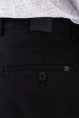 Siyah Pamuklu Yandan Cepli Casual Comfort Fit Chino Pantolon 1003235154 thumbnail 5