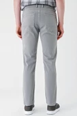 Gri Pamuklu 5 Cep Casual Slim Fit 5 Cep Pantolon 1003240318 - 6