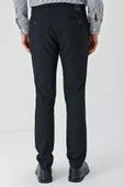 Siyah Esnek Yandan Cepli Casual Slim Fit Chino Pantolon 1003240113 thumbnail 5