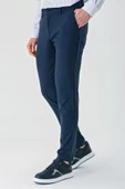 Koyu Lacivert Esnek Yandan Cepli Casual Comfort Fit Chino Pantolon 1003240158 thumbnail 1