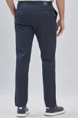 Koyu Lacivert Pamuklu Yandan Cepli Casual Comfort Fit Chino Pantolon 1003240160 - 5