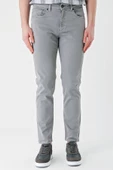 Gri Pamuklu 5 Cep Casual Slim Fit 5 Cep Pantolon 1003240318 - 2
