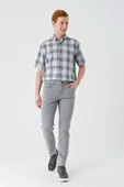 Gri Pamuklu 5 Cep Casual Slim Fit 5 Cep Pantolon 1003240318 - 3