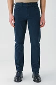 Koyu Lacivert Pamuklu 5 Cep Casual Slim Fit 5 Cep Pantolon 1003240318 - 12