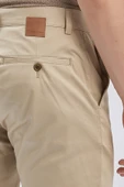 Bej Pamuklu Yandan Cepli Casual Slim Fit Chino Pantolon 1003240161 - 6