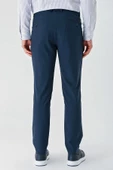 Koyu Lacivert Esnek Yandan Cepli Casual Comfort Fit Chino Pantolon 1003240158 thumbnail 4