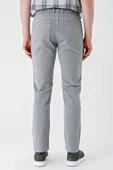 Gri Pamuklu 5 Cep Casual Slim Fit 5 Cep Pantolon 1003240318 - 5