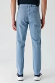Koyu Turkuaz Pamuklu 5 Cep Casual Slim Fit 5 Cep Pantolon 1003240318 thumbnail 5