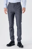 Koyu Lacivert Pamuklu Yandan Cepli Casual Slim Fit Chino Pantolon 1003240150 thumbnail 2