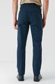 Koyu Lacivert Pamuklu 5 Cep Casual Slim Fit 5 Cep Pantolon 1003240318 - 5