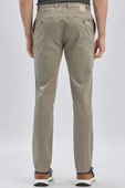 Koyu Bej Pamuklu Yandan Cepli Casual Slim Fit Chino Pantolon 1003240161 thumbnail 5