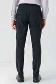 Siyah Pamuklu Yandan Cepli Casual Slim Fit Jogger Pantolon 1003240206 thumbnail 6
