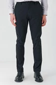 Siyah Pamuklu Yandan Cepli Casual Slim Fit Jogger Pantolon 1003240206 thumbnail 2