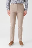Bej Pamuklu Yandan Cepli Casual Slim Fit Chino Pantolon 1003240156 thumbnail 2