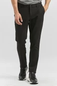 Siyah Pamuklu Yandan Cepli Casual Slim Fit Chino Pantolon 1003240168 thumbnail 5