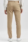 Bej Pamuklu Yandan Cepli Casual Slim Fit Chino Pantolon 1003240168 thumbnail 5
