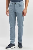 Koyu Turkuaz Pamuklu 5 Cep Casual Slim Fit 5 Cep Pantolon 1003240319 - 2
