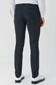 Siyah Pamuklu Yandan Cepli Casual Slim Fit Chino Pantolon 1003240156 thumbnail 6