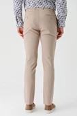 Bej Pamuklu Yandan Cepli Casual Slim Fit Chino Pantolon 1003240156 thumbnail 5