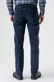 Koyu Lacivert Gabardin %100 Pamuk 5 Cep Slim Fit Dar Kesim Casual Denim Pantolon 1023235163 - 5
