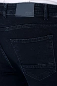Koyu Lacivert Gabardin Likralı 5 Cep Slim Fit Dar Kesim Casual Denim Pantolon 1023235161 - 6