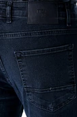Koyu Lacivert Gabardin %100 Pamuk 5 Cep Slim Fit Dar Kesim Casual Denim Pantolon 1023235163 - 2