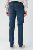 Lacivert Gabardin Pamuklu 5 Cepli Slim Fit Dar Kesim Casual Denim Pantolon 1023240153 thumbnail 5