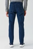 Lacivert Gabardin Pamuklu 5 Cepli Slim Fit Dar Kesim Casual Denim Pantolon 1023240152 - 7