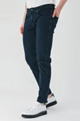 Koyu Kahverengi Gabardin 5 Cepli Slim Fit Dar Kesim Casual Denim Jean Kot Pantolon 1023240150 thumbnail 2