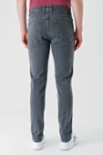 Füme Gabardin Pamuklu 5 Cepli Slim Fit Dar Kesim Casual Denim Pantolon 1023240151 - 6