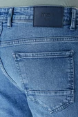 Koyu Mavi Gabardin Pamuklu 5 Cepli Slim Fit Dar Kesim Casual Denim Pantolon 1023240154 - 6