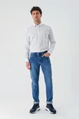 Mavi Gabardin Pamuklu 5 Cepli Slim Fit Dar Kesim Casual Denim Pantolon 1023240154 - 6