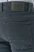 Koyu Antrasit Gabardin Pamuklu 5 Cepli Slim Fit Dar Kesim Casual Denim Pantolon 1023240151 - 5