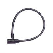 ZHONGLİ BİSİKLET KİLİT HALAT 12X800MM 84101 ANAHTARLI SİYAH KLT-103 - 1