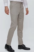 Bej Esnek Yandan Cepli Slim Fit Classic Pantolon 1003230151 - 1