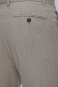 Bej Esnek Yandan Cepli Slim Fit Classic Pantolon 1003230151 - 5