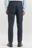 Koyu Lacivert Esnek Yandan Cepli Slim Fit Classic Pantolon 1003240165 - 5