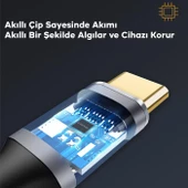 Polham 1MT 100W 5A 10Gbps Type C Uzatma Kablosu, Şarj, Data ve Görüntü Aktarmalı Çevirici Kablo - 2