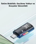 Polham 2in1 Type C To TF Kart ve USB Çevirici OTG Adaptör, Şarj ve Data Aktarım OTG Çeviricisi, Yüksek Hızlı - 3