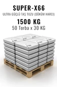 Ultra Sert SUPER-X66 Hobi Harcı – Taş Tozu – Hobi Alçısı 1500 KG - 1