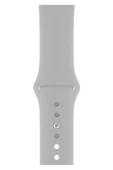 Apple Watch Uyumlu Silikon Kordon 2 3 4 5 6 Seri 38 - 40 Mm Pudra Pembe - 6