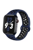 Apple Watch Silikon Delikli Kordon Iwatch Uyumlu Kayış Seri 1 | 2 | 3 | 4 | 5 | 6 Seri 38 & 40mm - 11